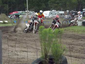 FLMN - Barry Mccarty and Lee Tatham motocross start.