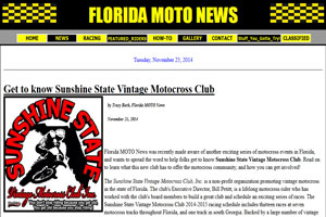 Florida MOTO News - Get to know Sunshine State Vintage Motocross Club