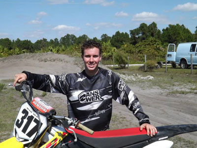 Florida Moto News Featured Rider Max Darling at Sandy Farms Mx
